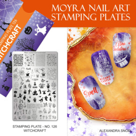 MOYRA Stamping plate 126 Witchcraft