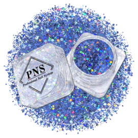 PNS Glitter 19 – Fijne Nail Art Glitter Blauw - 0.2mm