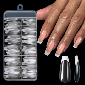 Press On Nail Tips French Ballerina
