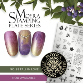 MOYRA Stamping plate  83 Fall in Love