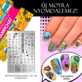 MOYRA Stamping plate  86 Stampchat
