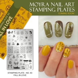 MOYRA Stamping plate  83 Fall in Love