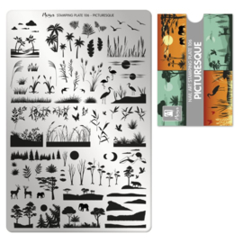MOYRA Stamping plate 106 Picturesque
