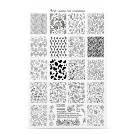Moyra Stamping Plate 149 November + Gratis Try-on plate Sheet