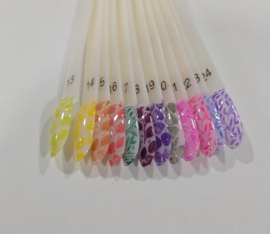 Kleurstaaltjes Stamp & Stroke Artgel 13 t/m 24 - Colorpops