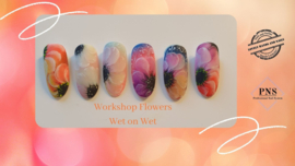 Workshop Flowers met de wet on wet techniek