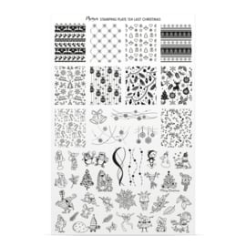 Moyra Stamping Plate 154 Last Christmas + Gratis Try-on plate Sheet