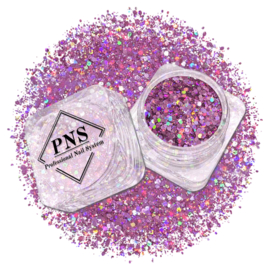PNS Glitter 15 – Fijne Nail Art Glitter Roze/Paars - 0.2mm