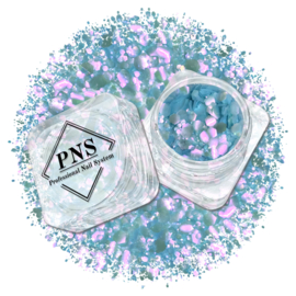 PNS Nail Art Glitter 79 Mix Mat & Shiny - Blauw