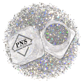 PNS Glitter 23 – Fijne Nail Art Glitter Zilver - 0.2mm