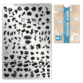 MOYRA Stamping plate 127 Esquisse: Shade