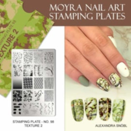 Moyra Stamping Plate 98 Texture 2