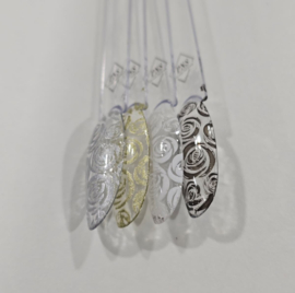 Stamp & Stroke Kleurstaaltjes Zwart Wit Goud Zilver - Colorpops