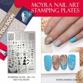 MOYRA Stamping plate 110 sea you soon