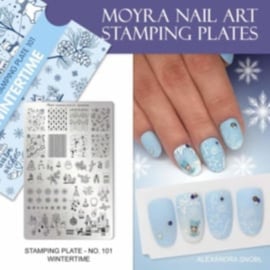 Moyra Stamping Plate 101 Wintertime
