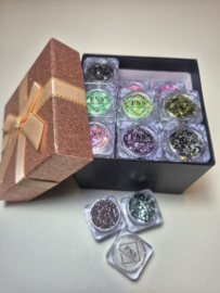 Glitterbox Roze 27 stuks Glitter