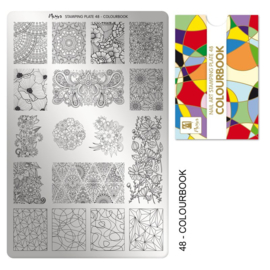 MOYRA Stamping plate  48 Colour Book