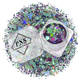 PNS Glitter 41 – Paars/Blauw Mix & Chameleon Nail Art Glitter