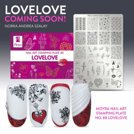 MOYRA Stamping plate  88 Lovelove