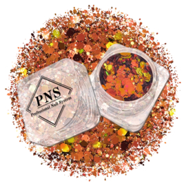 PNS Glitter 42 – Oranje/Goud Mix & Chameleon Nail Art Glitter