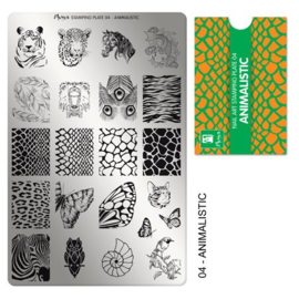 MOYRA Stamping plate  04 Animalistic