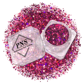PNS Glitter 22 – Fijne Nail Art Glitter Roze - 0.2mm