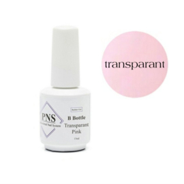 PNS B Bottle Transparant Pink