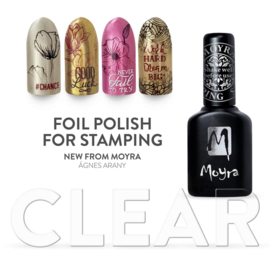 Moyra Foil Polish voor Stempelen fp08 Clear