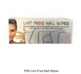 PNS Lint Free Nail Wipes in doosje