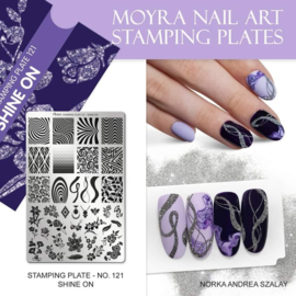 MOYRA Stamping plate 121 Shine On