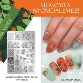 MOYRA Stamping plate  82 Viva Verde