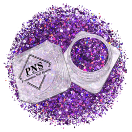 PNS Glitter 17 – Fijne Nail Art Glitter Paars - 0.2mm