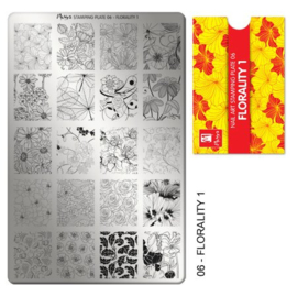 MOYRA Stamping plate  06 Florality