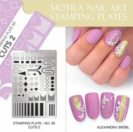 MOYRA Stamping plate  89 Cuts 2