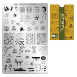 MOYRA Stamping plate  83 Fall in Love
