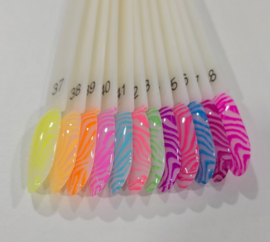 Kleurstaaltjes Stamp & Stroke Artgel 37 t/m 48 - Colorpops