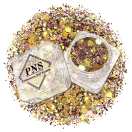 PNS Glitter 48 – Goud/ Roze Mix & Chameleon Nail Art Glitter