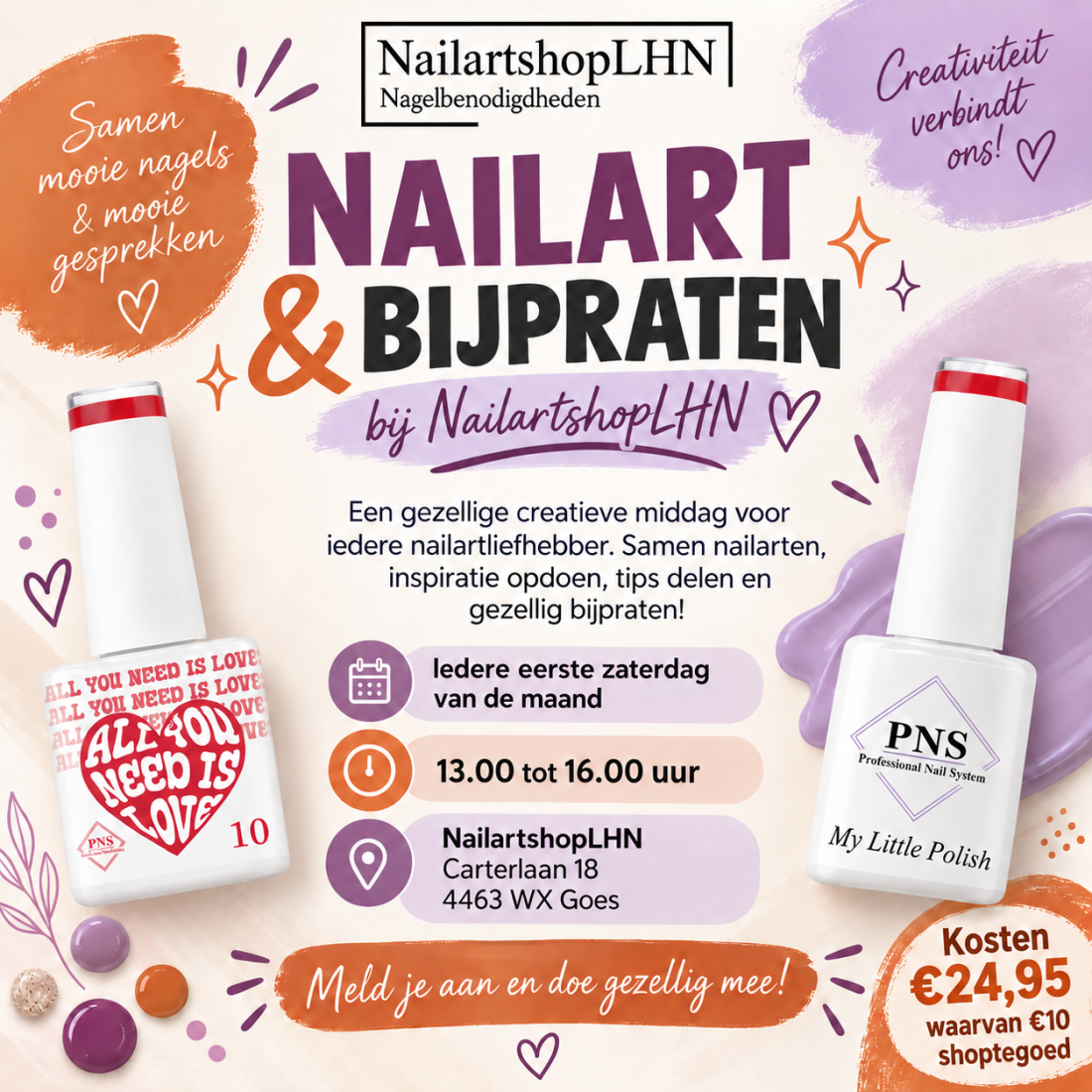 Nailart en bijpraten