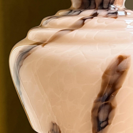Art Deco hanglamp (marmer glas)