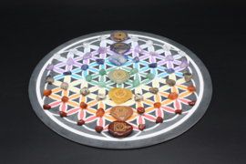 Kristallen Grid Levensbloem Chakra's