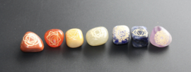 Set Chakra trommelstenen