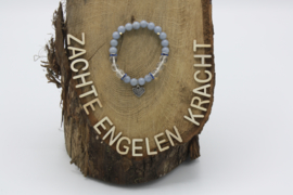 Arrmband Angeliet/Bergkristal elastisch 8 mm