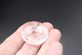 Donut hanger Bergkristal 3 cm