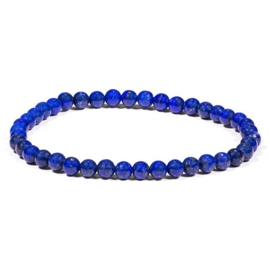 Armband Lapis Lazuli elastisch 4 mm