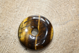 Donut hanger Tijgeroog 3 cm