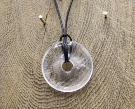 Donut hanger Bergkristal 3 cm