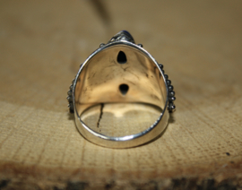 Edelsteen Ring Lapis Lazuli 925 zilver