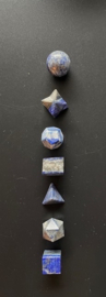 Heilige Geometrie set Lapis Lazuli