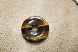 Donut hanger Tijgeroog 3 cm