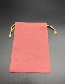 Katoenen maanfasen tasje roze